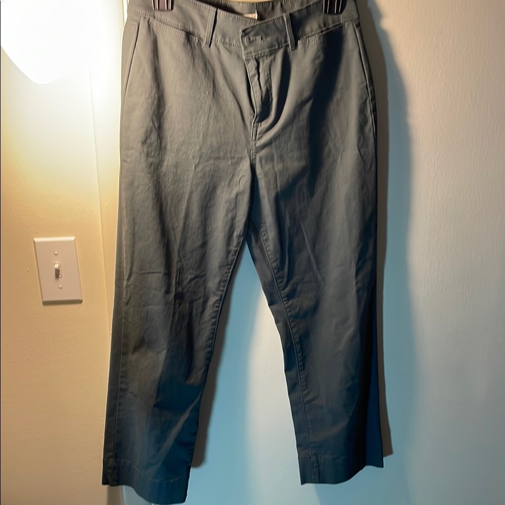🎀EUC LOFT ultra high-rise gray pants sz4p 25p
